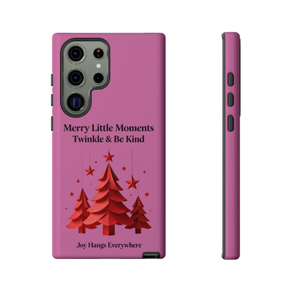 Twinkle & Kindness Christmas Cover – Soft Pink Winter Design for Cozy Holiday Vibes