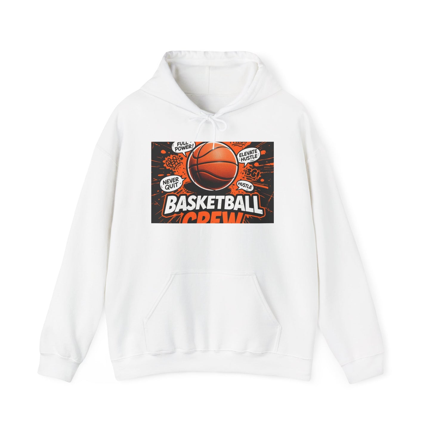Custom Basketball Hoodie – Personalized Unisex Heavy Blend Hoodie for Players & Fans