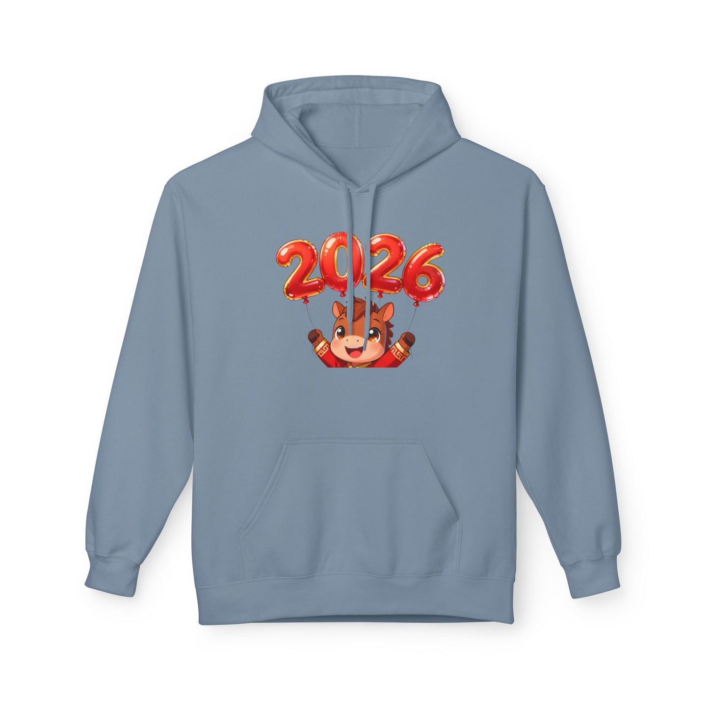 Playful Tiger Spirit Hoodie – Lunar New Year 2026 Celebration Sweatshirt
