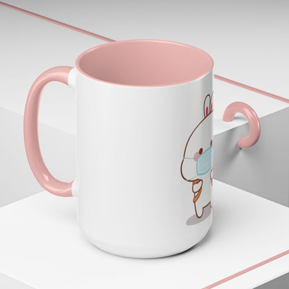 Carrot Backpack Bunny Cup – Whimsical Ceramic Mug for Cute Morning Sips & Cozy Drinks