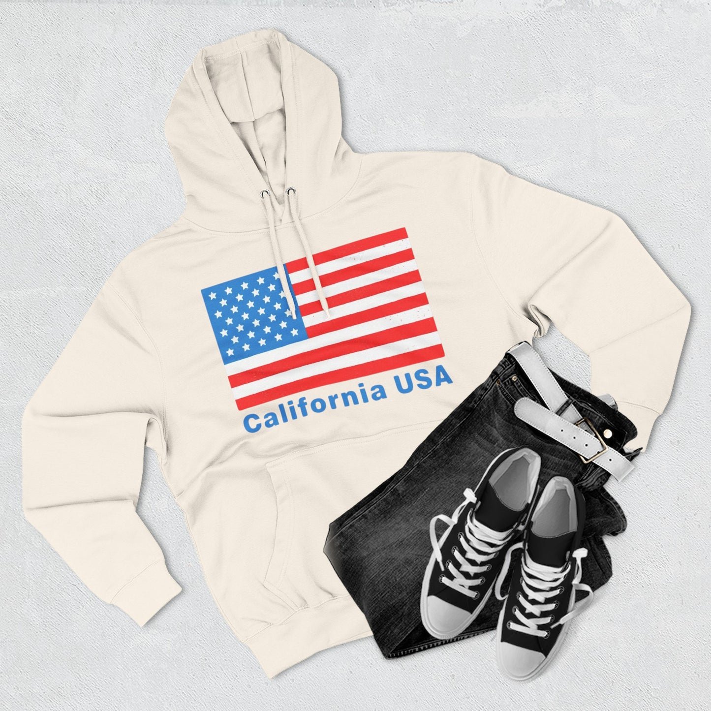 Custom USA Flag Hoodie – Personalized American Pride Sweatshirt