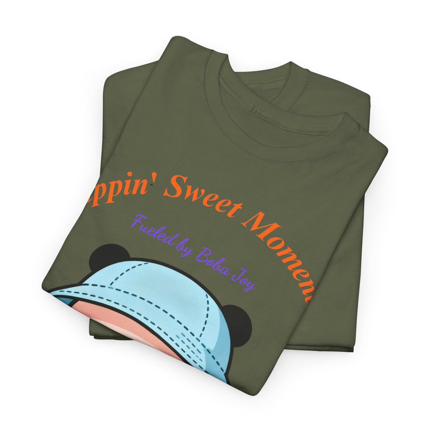 Kawaii Boba Panda T-Shirt – Cute Bubble Tea Lover Graphic Tee for Everyday Sweet Vibes