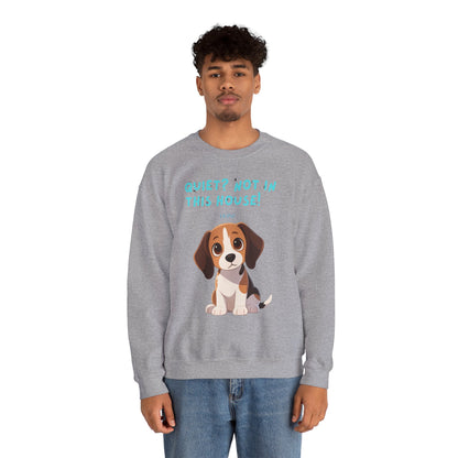 Beagle Life Sweatshirt – “Silence? Not a Chance!” Cozy Crewneck for Dog Homes Full of Joy and Barking