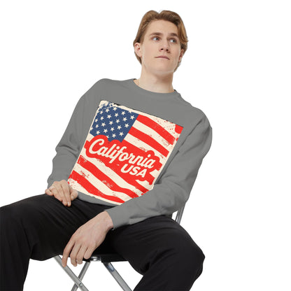 California Dream Vintage Sweatshirt – Retro USA Vibes