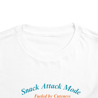 Snack Attack Bunny Tee for Toddlers – Cute Food-Loving Kids Graphic Shirt