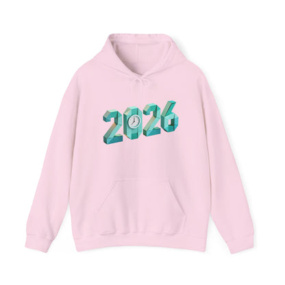 2026 Celebration Hoodie – Bold Throwback Year Design for Festive Winter Wear