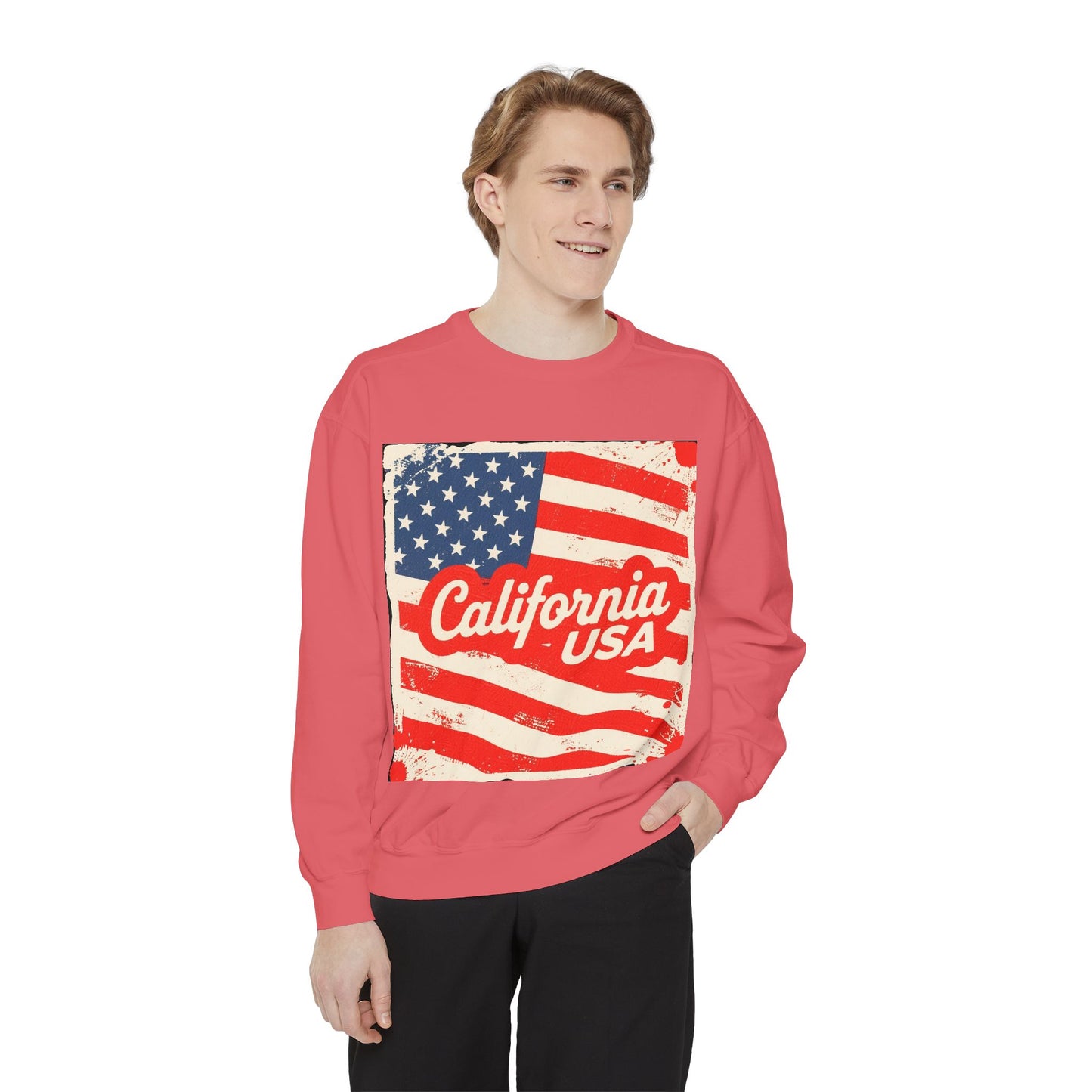 California Dream Vintage Sweatshirt – Retro USA Vibes