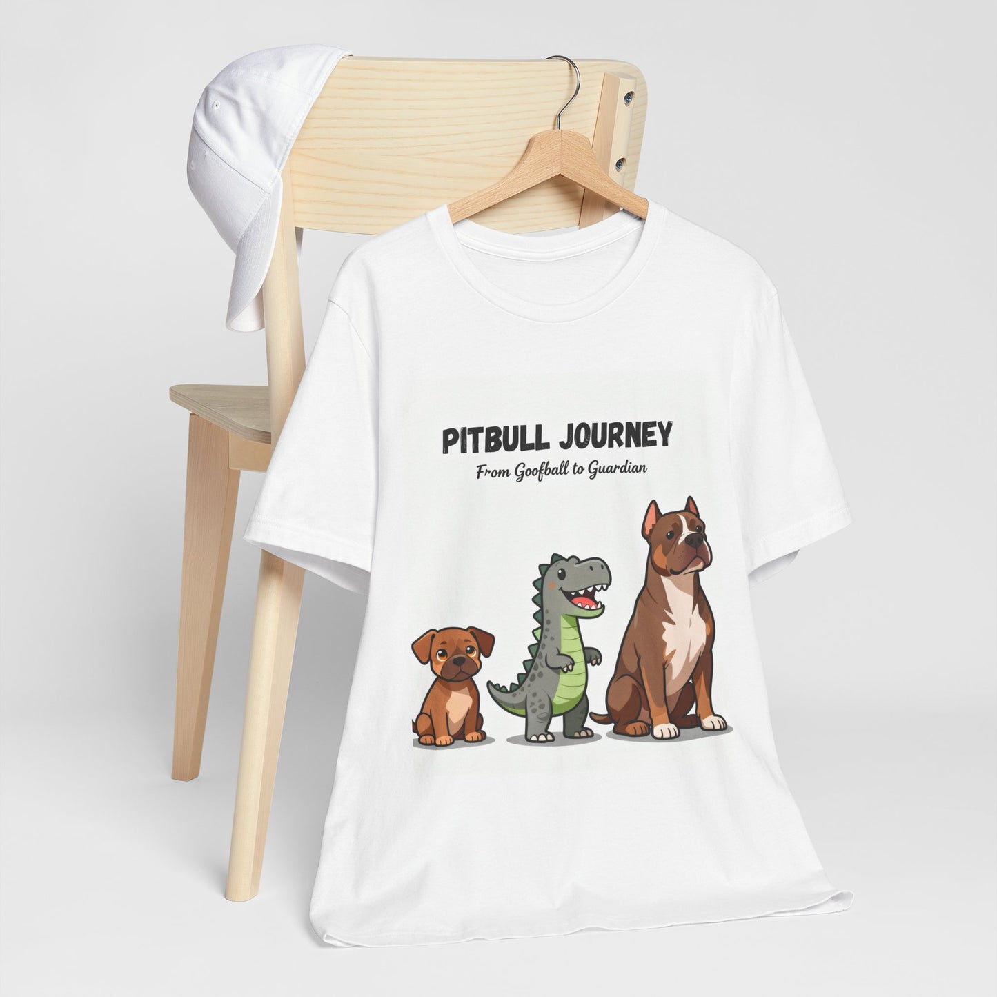 The Pitbull Phases Tee – Cute to Chaos to Champion, Because Growth Takes Grit