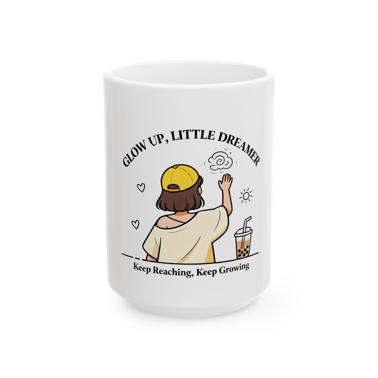 Little Dreamer Glow Mug – Inspiring Ceramic Coffee Cup for Motivation & Daily Positivity
