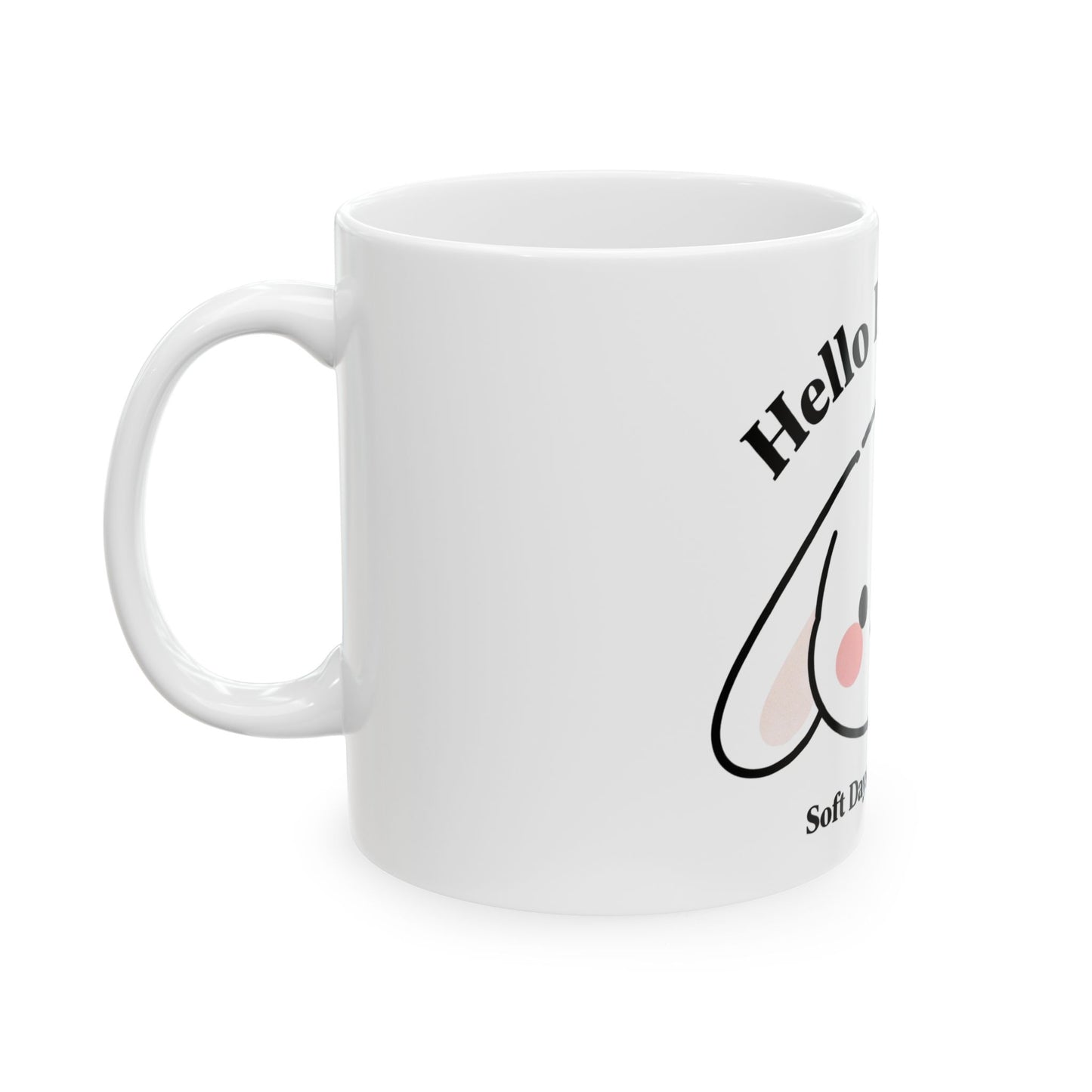 Soft Days Bunny Mug – Charming Ceramic Cup for Comfort, Warmth & Cheerful Sips