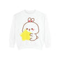 Kawaii Bunny and Star Sweatshirt – Cozy Cute Cartoon Crewneck for Dreamy Days
