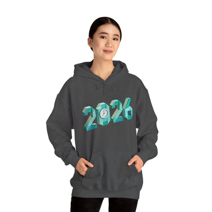 2026 Celebration Hoodie – Bold Throwback Year Design for Festive Winter Wear