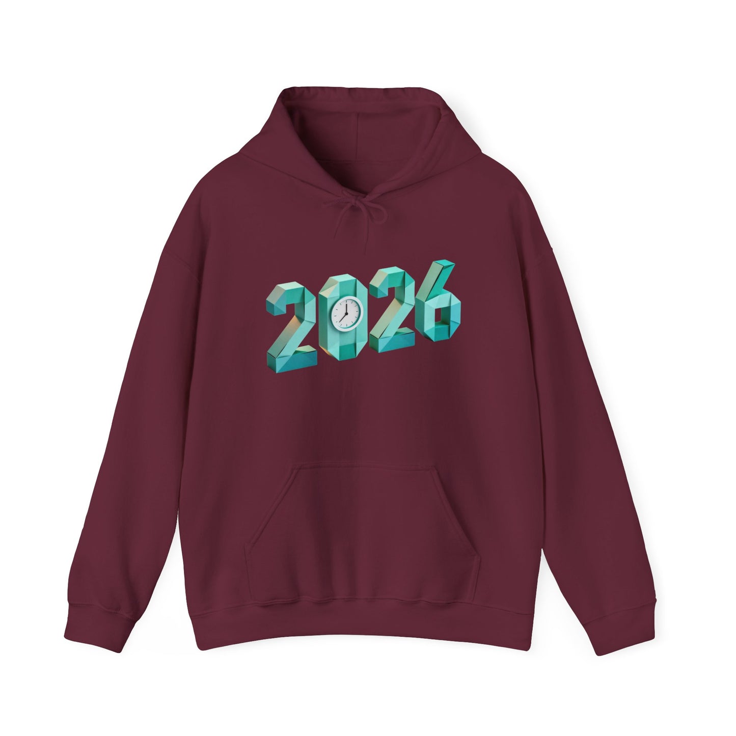 2026 Celebration Hoodie – Bold Throwback Year Design for Festive Winter Wear