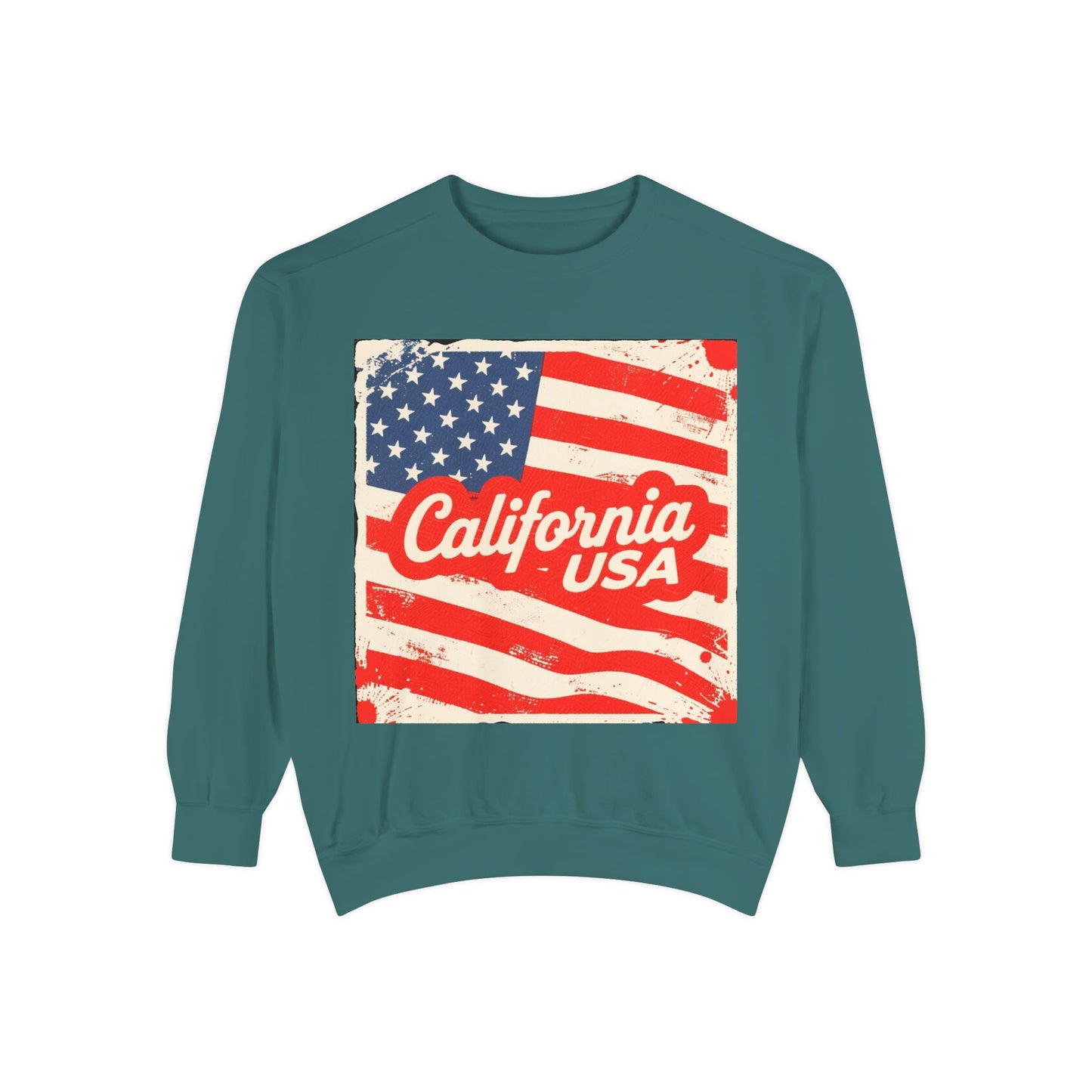 California Dream Vintage Sweatshirt – Retro USA Vibes