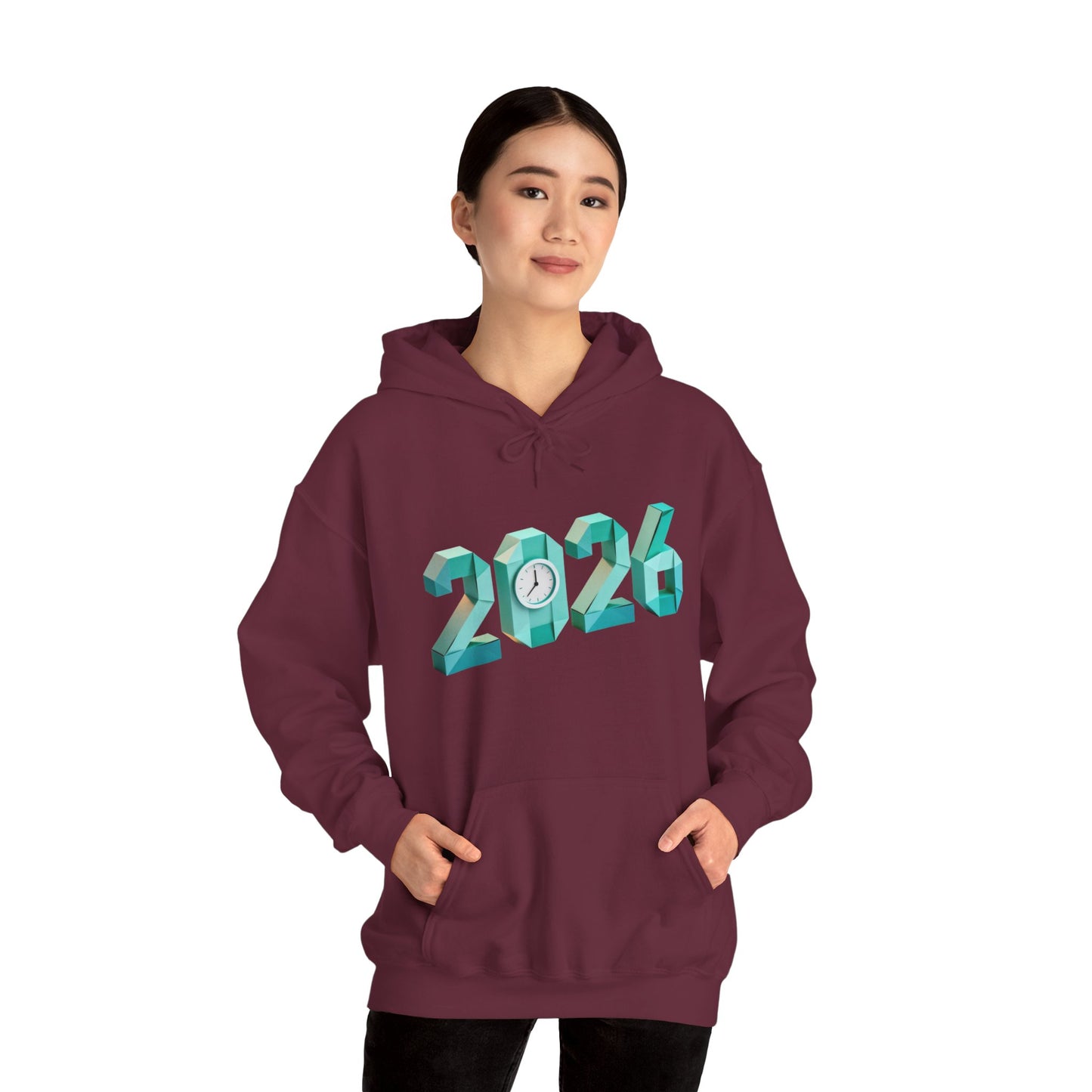2026 Celebration Hoodie – Bold Throwback Year Design for Festive Winter Wear