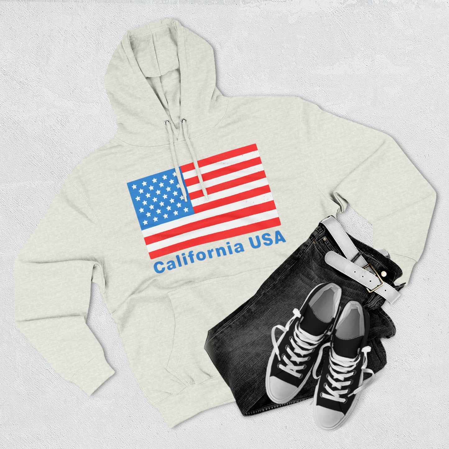 Custom USA Flag Hoodie – Personalized American Pride Sweatshirt