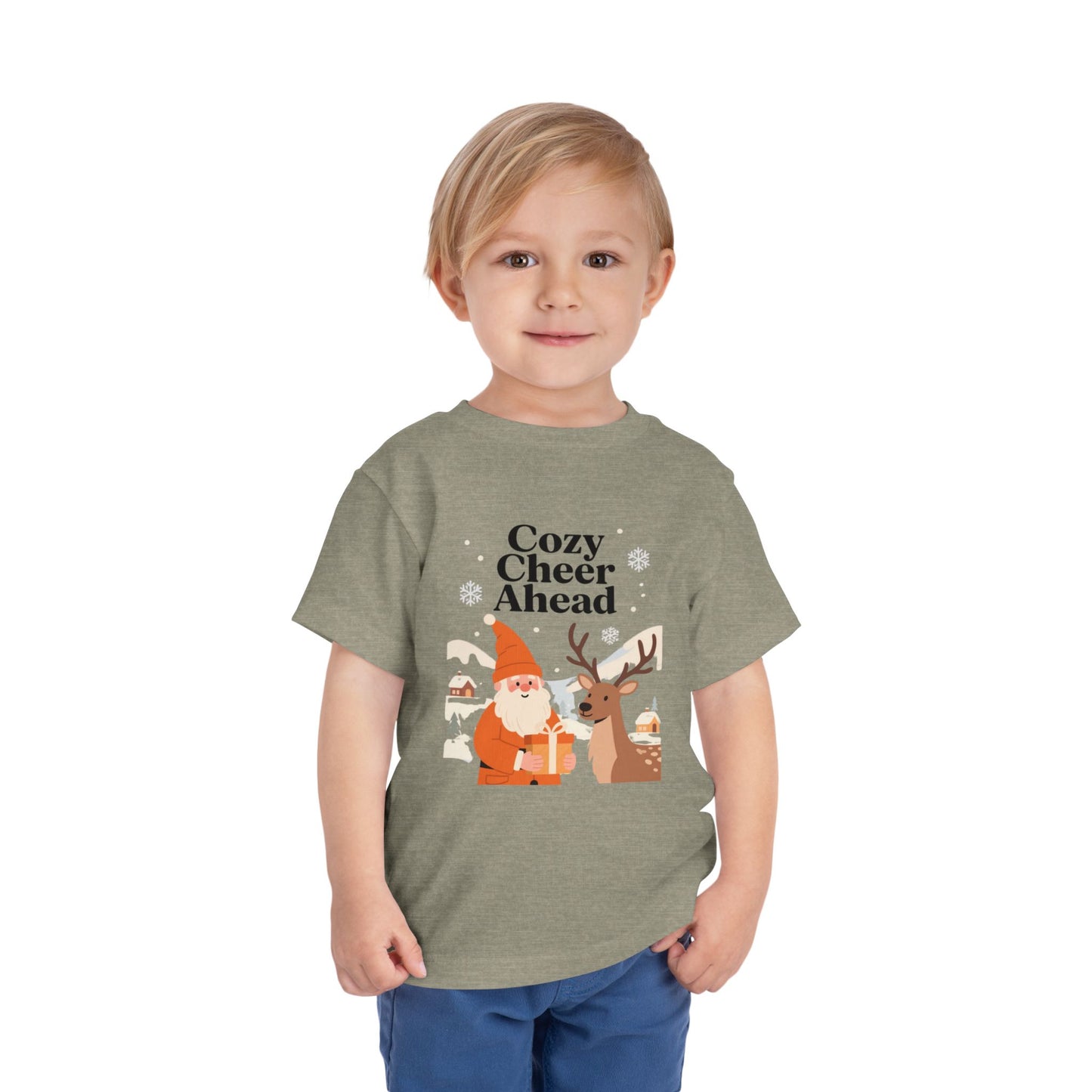 Winter Joy Kids Graphic Tee – Cute Holiday Smile Shirt for Toddlers