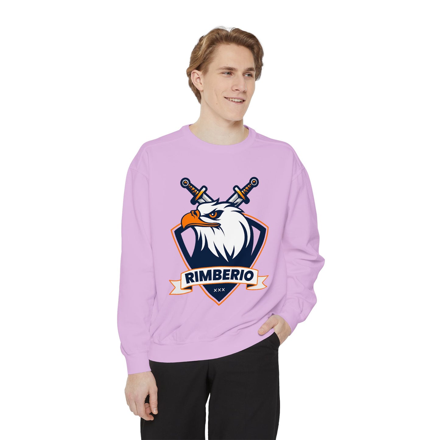 Rimbeirio Eagle Tattoo Sweatshirt – Bold Unisex Streetwear, Freedom Spirit Style