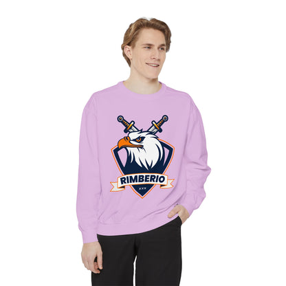 Rimbeirio Eagle Tattoo Sweatshirt – Bold Unisex Streetwear, Freedom Spirit Style