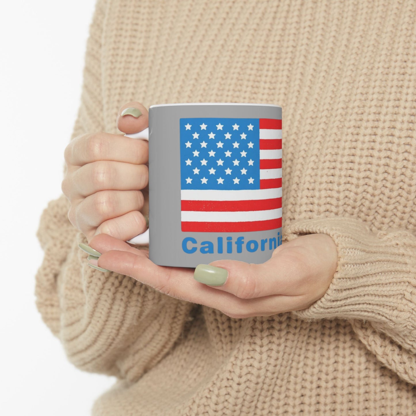 California Bear Heritage Mug – Vintage USA State Pride Ceramic Coffee Cup
