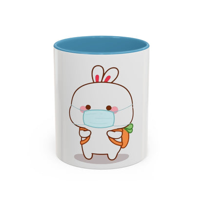 Carrot Backpack Bunny Cup – Whimsical Ceramic Mug for Cute Morning Sips & Cozy Drinks