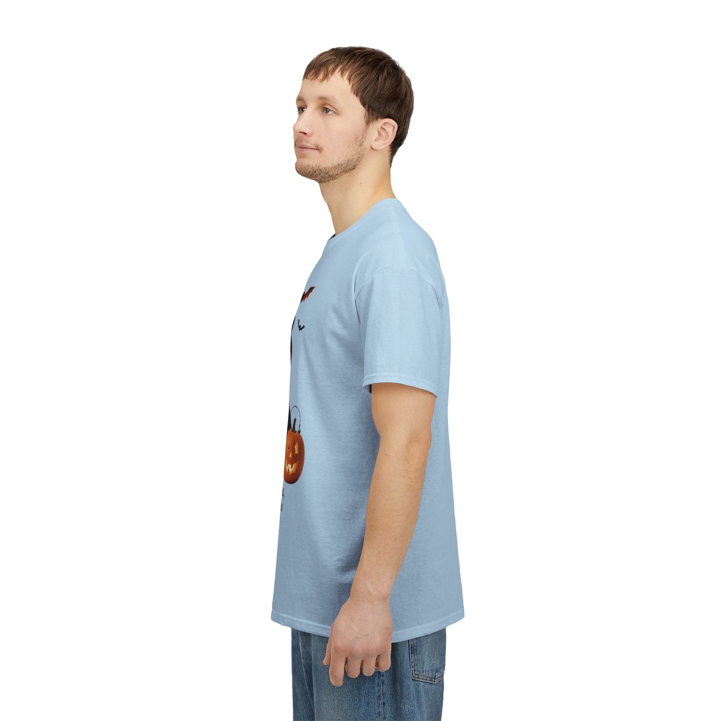 Midnight Pumpkin Glow Pup Tee — Cozy Witch Dog Shirt for Fall & Halloween Lovers