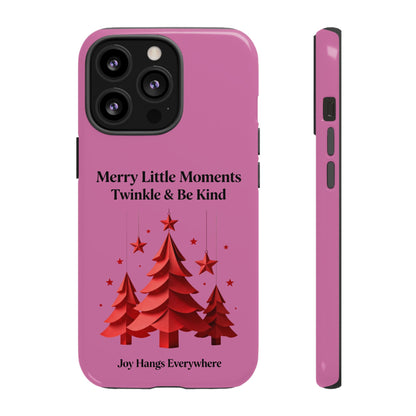 Twinkle & Kindness Christmas Cover – Soft Pink Winter Design for Cozy Holiday Vibes