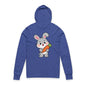 Adorable Bunny Holding Carrot Long Sleeve Hoodie Tee – Soft Cartoon Rabbit Design