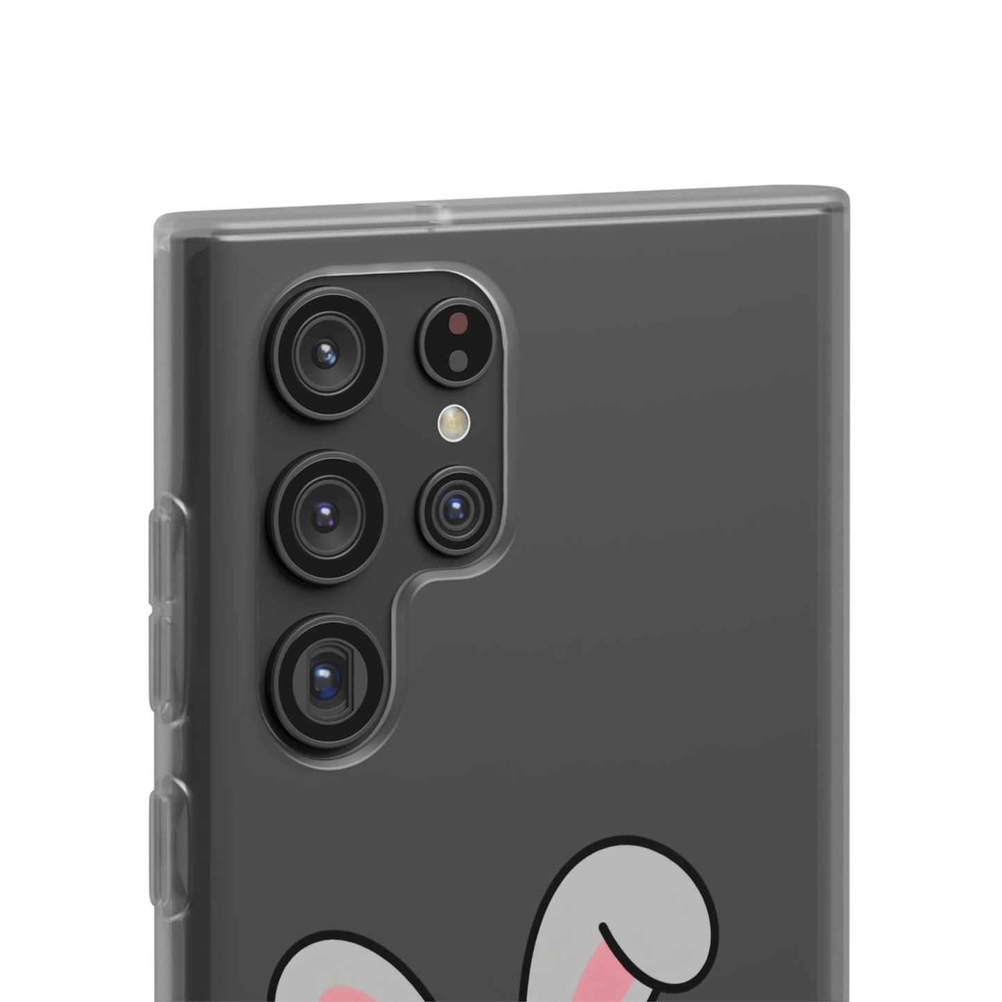 Playful Bunny Holding Carrot Phone Case – Soft, Charming Protective Cover