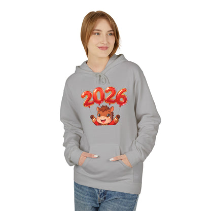 Playful Tiger Spirit Hoodie – Lunar New Year 2026 Celebration Sweatshirt
