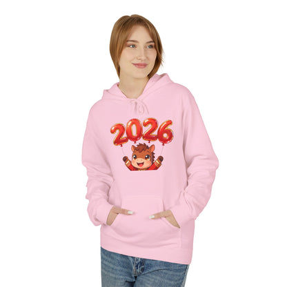 Playful Tiger Spirit Hoodie – Lunar New Year 2026 Celebration Sweatshirt