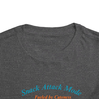 Snack Attack Bunny Tee for Toddlers – Cute Food-Loving Kids Graphic Shirt
