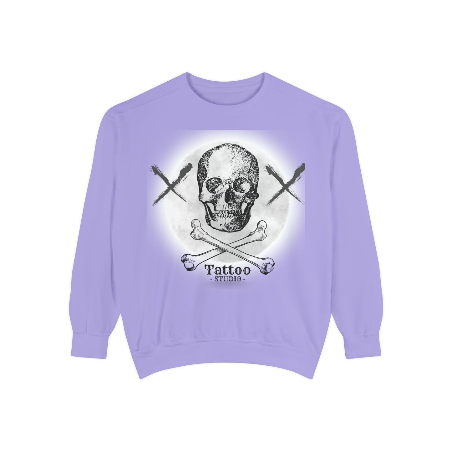 💀 Tattoo Skull Crewneck | Custom Unisex Sweatshirt
