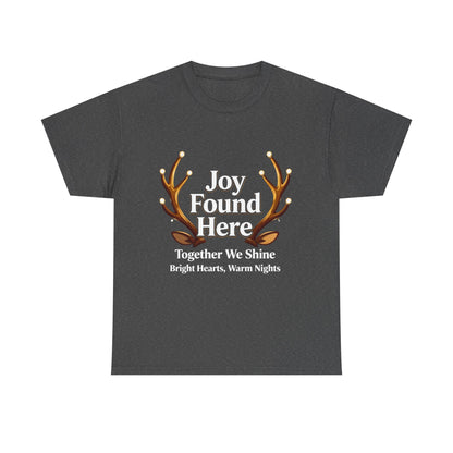 Festive Reindeer Antlers Tee – Joyful Christmas Shirt for Heartwarming Holiday Moments