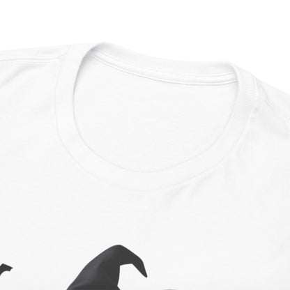 Midnight Pumpkin Glow Pup Tee — Cozy Witch Dog Shirt for Fall & Halloween Lovers