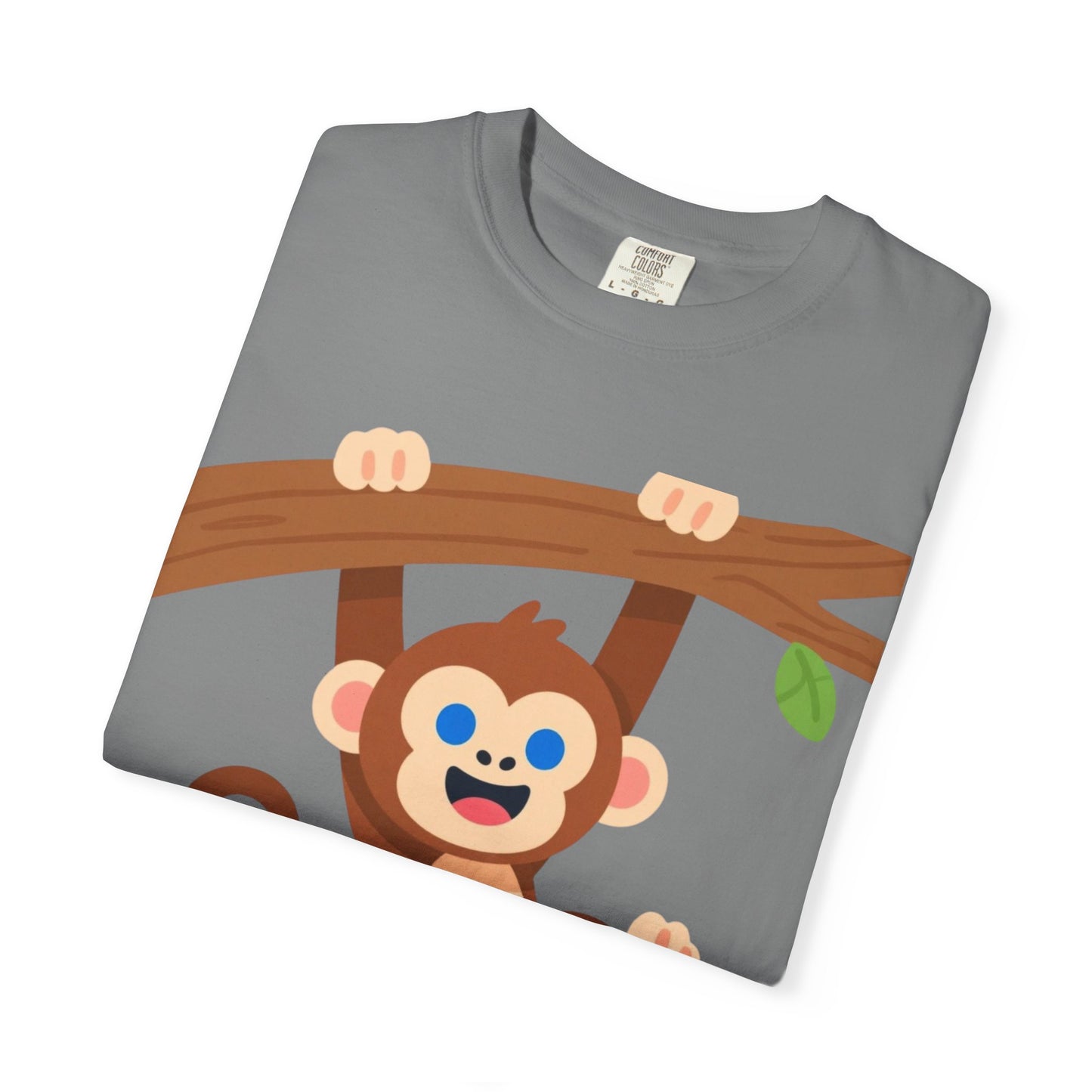 Little Champ Monkey Tee – Adorable “Hang In There” Kids Shirt for Everyday Adventure