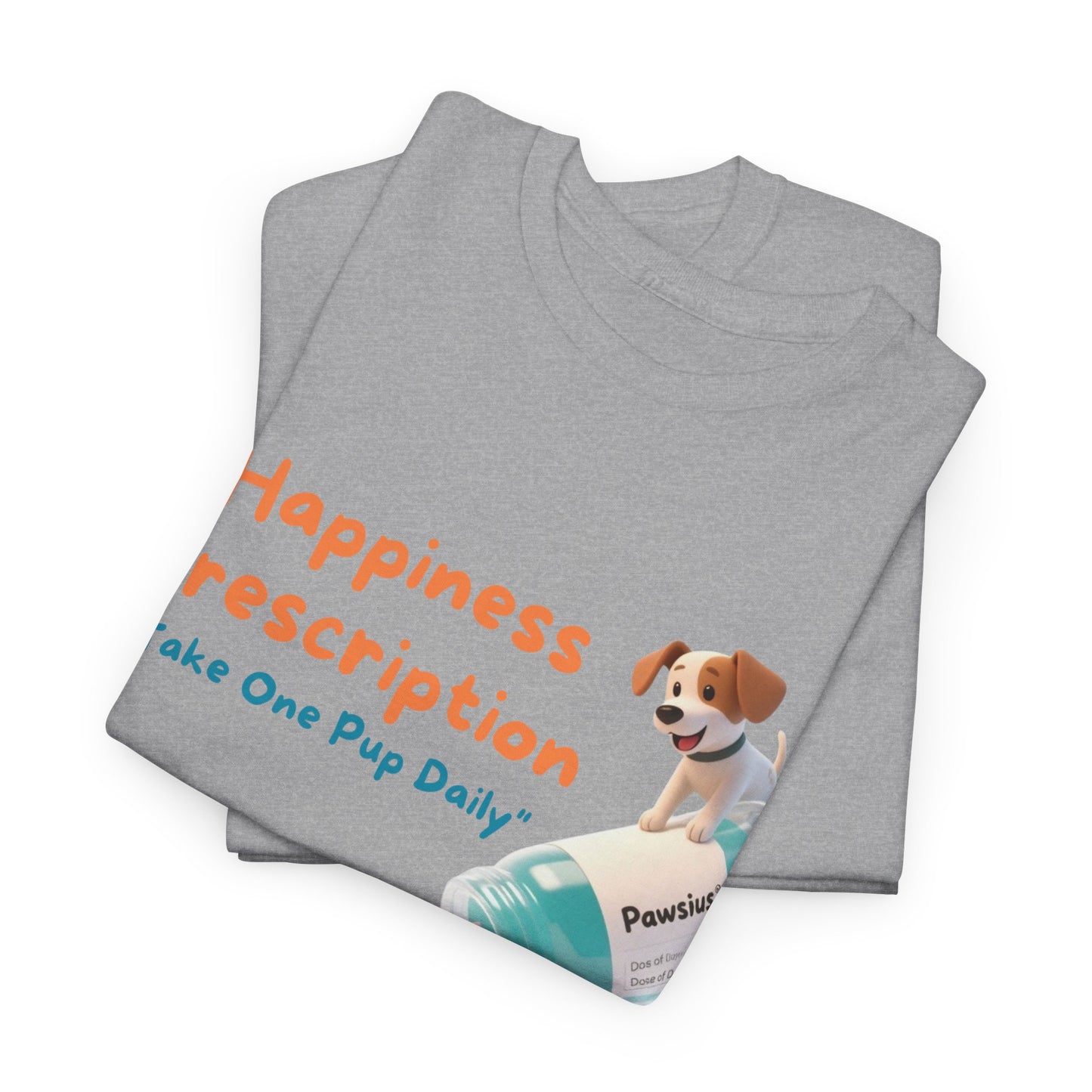 Prescription for Joy T-Shirt – Playful Dog Lover Tee with Cute Puppies and Positive Vibes