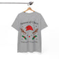 Bright Hearts Reindeer Christmas T-Shirt – Cozy Holiday Gift for Family and Friends