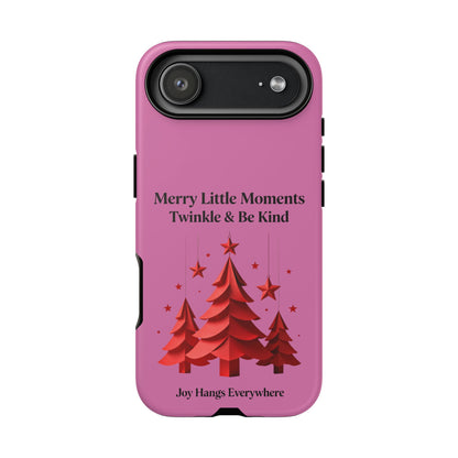 Twinkle & Kindness Christmas Cover – Soft Pink Winter Design for Cozy Holiday Vibes