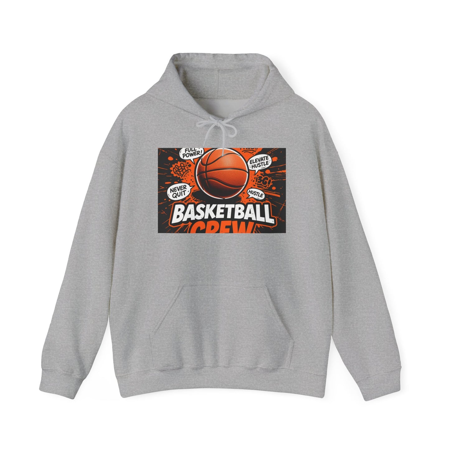 Custom Basketball Hoodie – Personalized Unisex Heavy Blend Hoodie for Players & Fans