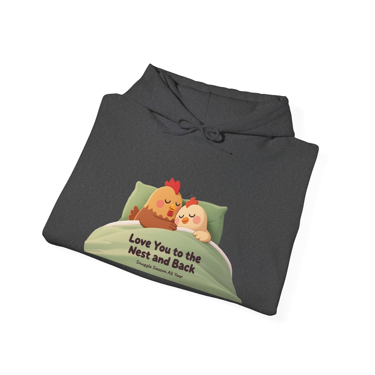 Whimsical Chicken Mom Hoodie – Sweet Mother’s Day Gift with Nest-Themed Quote