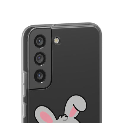 Playful Bunny Holding Carrot Phone Case – Soft, Charming Protective Cover