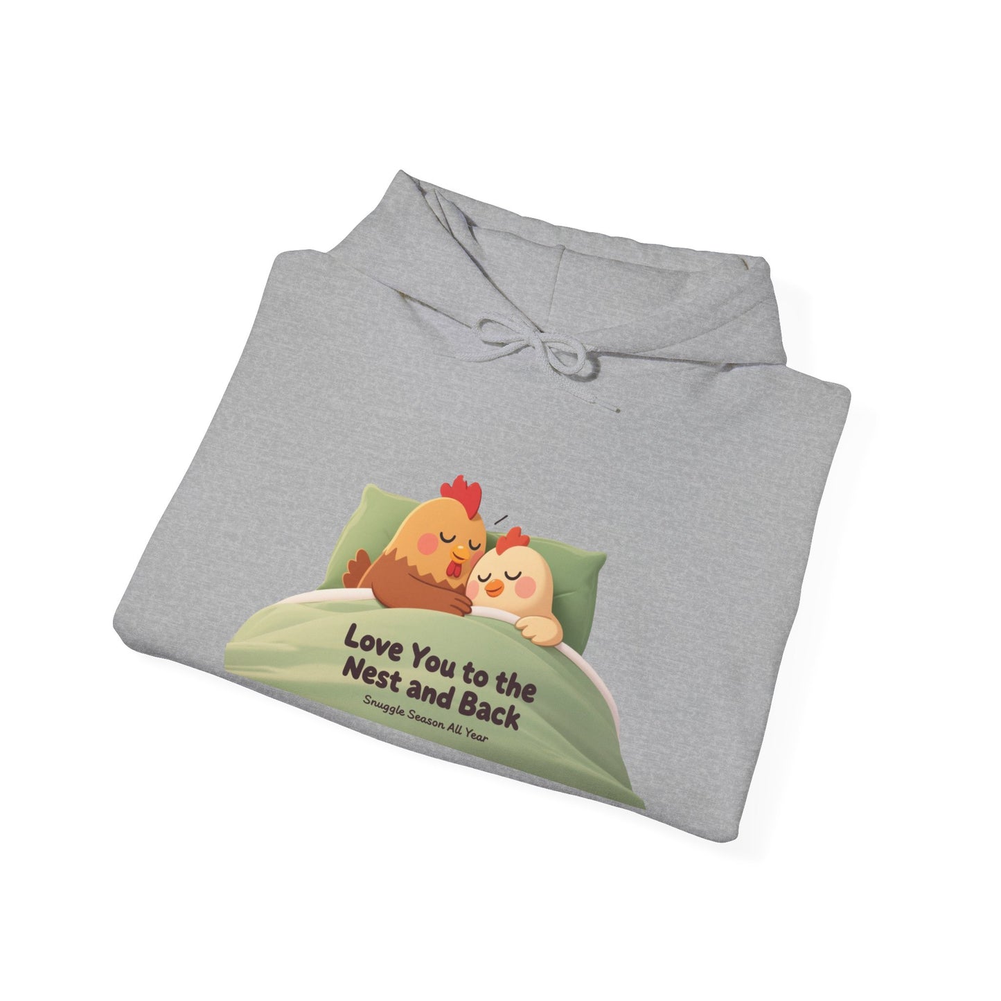 Whimsical Chicken Mom Hoodie – Sweet Mother’s Day Gift with Nest-Themed Quote