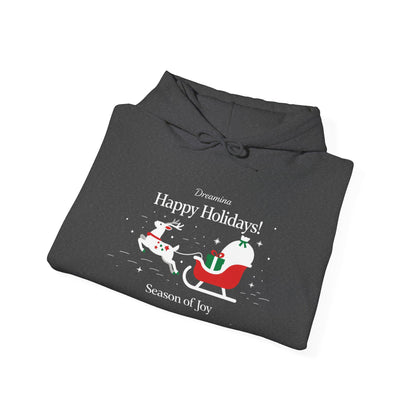 Santa Sleigh Holiday Hoodie – Cozy Christmas Pullover for Joyful Winter Moments