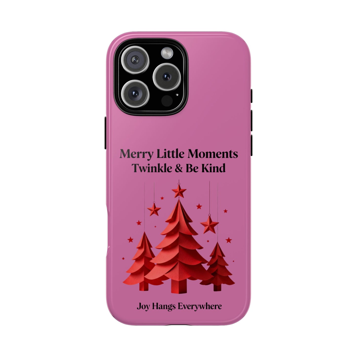 Twinkle & Kindness Christmas Cover – Soft Pink Winter Design for Cozy Holiday Vibes