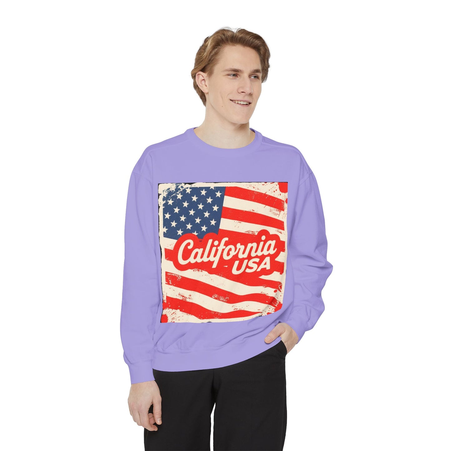 California Dream Vintage Sweatshirt – Retro USA Vibes