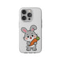 Playful Bunny Holding Carrot Phone Case – Soft, Charming Protective Cover
