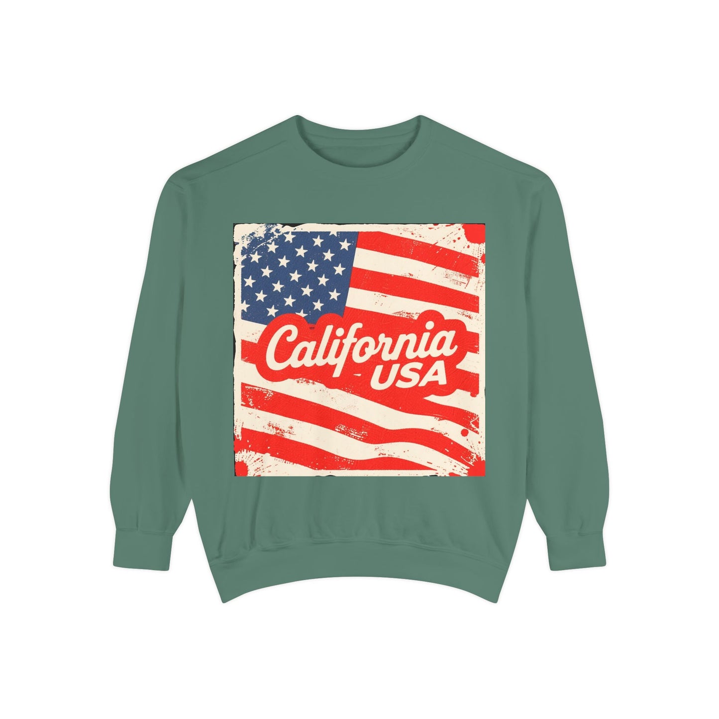 California Dream Vintage Sweatshirt – Retro USA Vibes