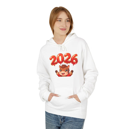 Playful Tiger Spirit Hoodie – Lunar New Year 2026 Celebration Sweatshirt