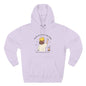 Kawaii Cat Café Hoodie – Soft Fleece Pullover with Relaxed Dreamer Message